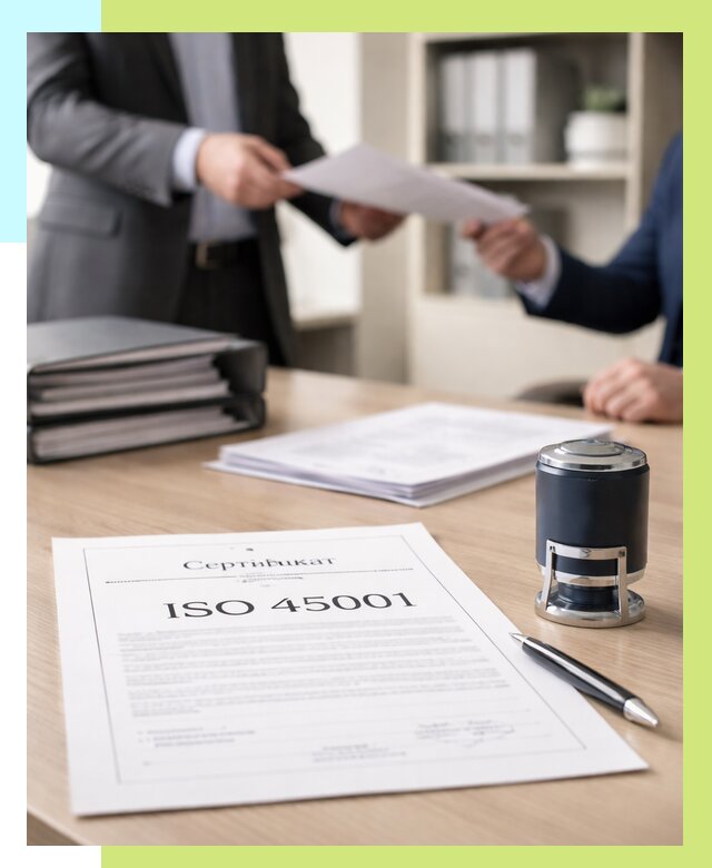 Сертификат ISO 45001 в Мегионе под ключ от 46913 р. | Сертэкс